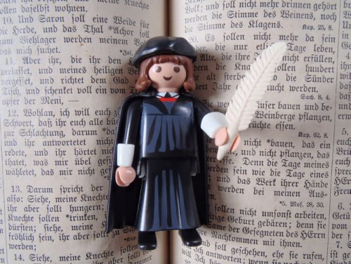 Playmobilluther vom Mädelstreff