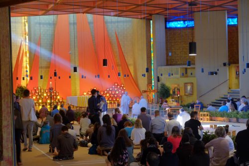 Blick in den Gottesdienstraum