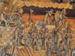 Ausschnitt Weihnachtskrippe Třebechovice