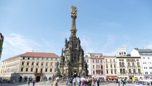 Dreifaltigkeitssäule in Olmütz mit integrierter Kapelle