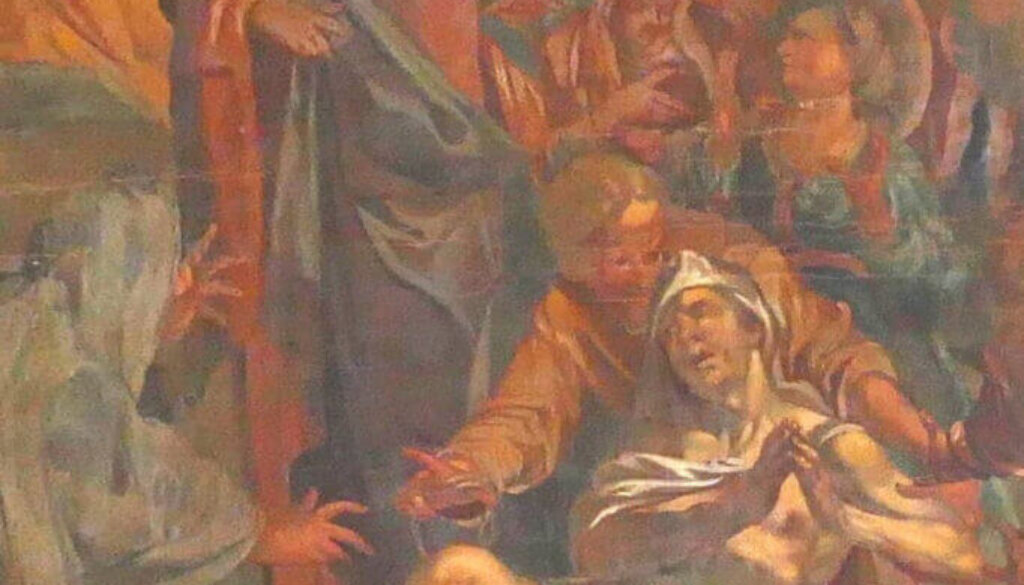 die zentrale Szene des „Jünglings zu Nain“