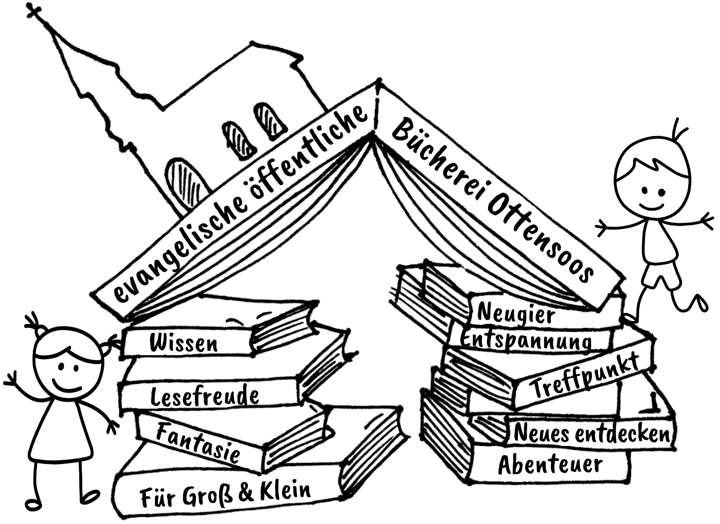 Logo Bücherei